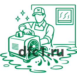 Сушка и уборка после потопа в Лобне